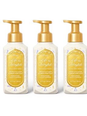 NWT Lot of 3 Disney Princess Bath & Body Works Life Is A Fairytale Foaming Soap